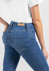 Elwood skinny ankle jean light size 6-8 detail