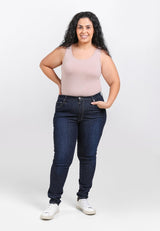 Elwood skinny jean dark size 16 front view