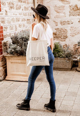 KEEPER Denim Tote Bag Organic Cotton