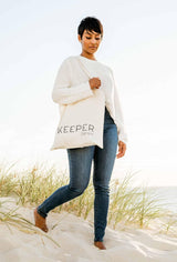 KEEPER Denim Organic Cotton Tote Bag Side