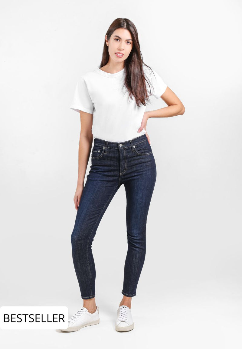 Elwood skinny ankle jean dark size 6-8 front