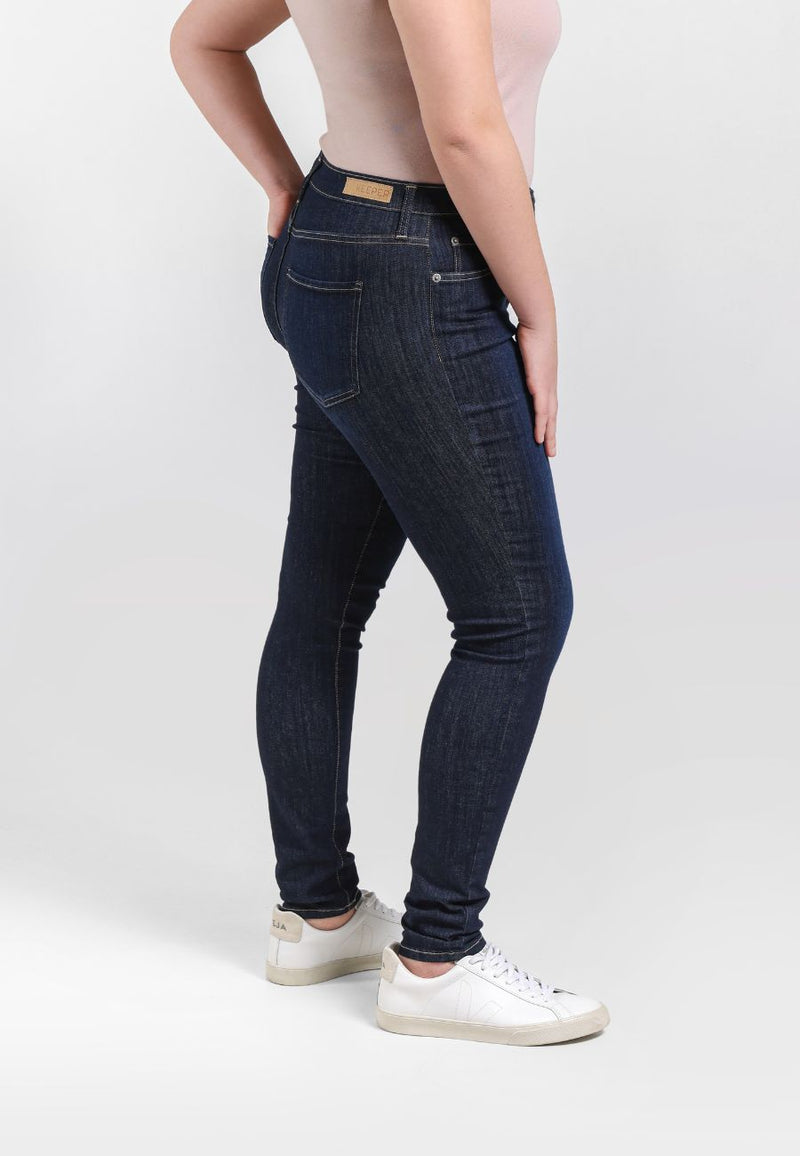 Elwood skinny jean dark size 12-14 side